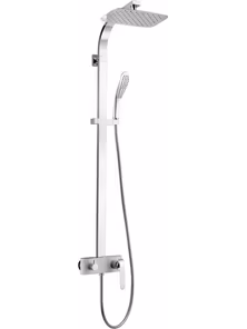 Душевой комплект Lemark Melange LM4960CW с верхней лейкой "тропический дождь" и ручной лейкой