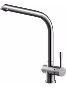 Смеситель Lemark Expert LM5075S для кухни с вытяжным изливом, сталь