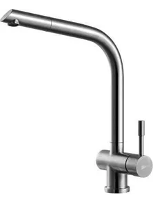 Смеситель Lemark Expert LM5075S для кухни с вытяжным изливом, сталь