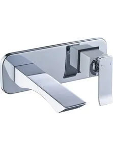 Смеситель Lemark Contest LM5826CW для раковины встраиваемый, хром/белый