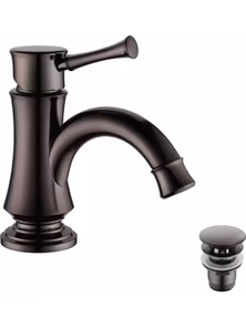 Смеситель Lemark Peretto LM6306RB для раковины монолитный, черная бронза