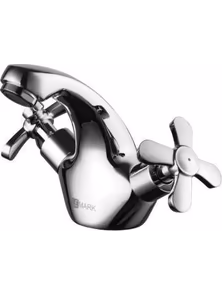Смеситель Lemark Partner LM6546C для раковины вентильный, монолитный, хром
