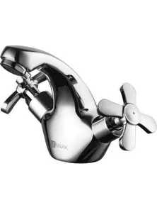 Смеситель Lemark Partner LM6546C для раковины вентильный, монолитный, хром