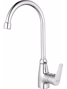 Смеситель  Lemark Partner LM6555C  для кухни, с высоким поворотным изливом, хром