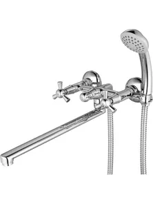 Смеситель Lemark Contour LM7451C универсальный с плоским поворотным изливом, хром