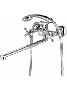 Смеситель Lemark Vista LM7651C универсальный с плоским поворотным изливом, хром