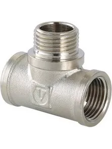 Тройник Valtec, VTr.132, 3/4" внутренняя/наружная/внутренняя резьба