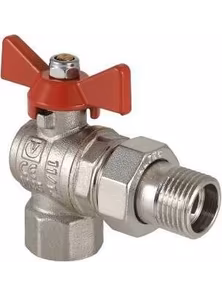 Кран шаровой Valtec VT.228, 1", угловой, с американкой