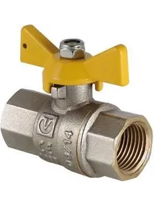 Кран для газа Valtec VALGAS, VT.277, 1/2" внутренняя-внутренняя