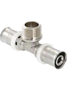 Тройник Valtec, VTm.233.N.200420, 20х1/2х20, наружная