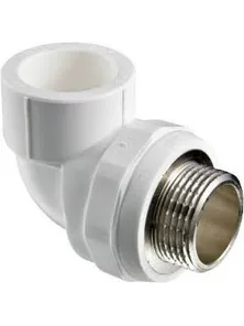 Угольник Valtec, VTp.753.0.02004, 20 х 1/2", наружная, белый