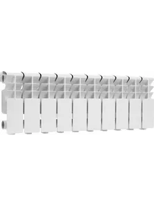 Радиатор алюминиевый ROMMER Plus 200, 10 секций