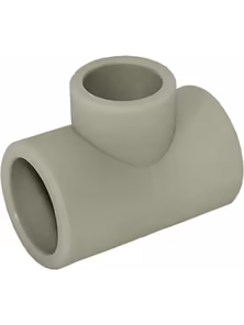 Тройник переходной, 63/40/63 PPRC, серый, 9300634063С, Политэк