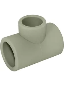 Тройник переходной, 40/20/40 PPRC, серый, 9300402040С, Политэк