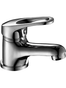 Смеситель Rossinka B35-11 для умывальника, монолитный, хром