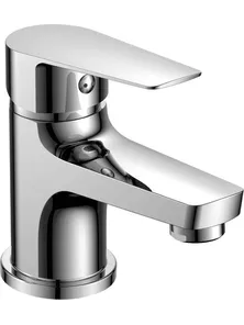 Смеситель Rossinka S35-11, одноручный, для умывальника монолитный, хром