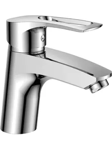 Смеситель Rossinka T40-11, для умывальника монолитный, хром