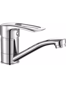 Смеситель Rossinka T40-22, для умывальника с поворотным изливом, хром