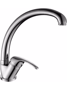 Смеситель Rossinka A35-25 для кухни с высоким изливом, хром