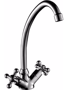 Смеситель Rossinka G02-62 для умывальника, с поворотным изливом, хром