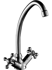 Смеситель Rossinka G02-62 для умывальника, с поворотным изливом, хром