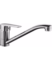 Смеситель Rossinka S35-21 для кухни с поворотным изливом, хром