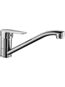 Смеситель Rossinka S35-21 для кухни с поворотным изливом, хром