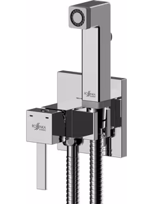 Гигиенический душ Rossinka X25-53 со смесителем, встраиваемый, хром