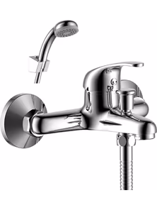 Смеситель Rossinka Y35-31 для ванны с коротким изливом, хром