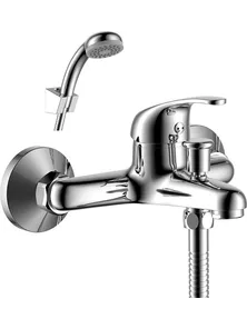 Смеситель Rossinka Y35-31 для ванны с коротким изливом, хром