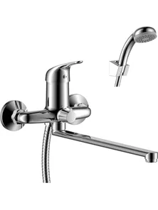 Смеситель Rossinka Y40-32  для ванны с плоским изливом, хром