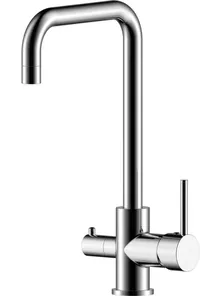 Смеситель Rossinka Z35-29 для кухни с высоким изливом и с подключением к фильтру, хром