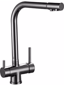 Смеситель Rossinka Z40-25 для кухни c подключением к фильтру с питьевой водой, хром