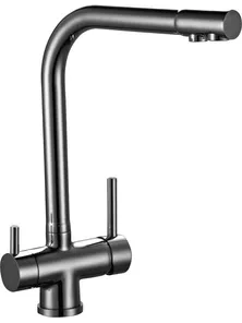 Смеситель Rossinka Z40-25 для кухни c подключением к фильтру с питьевой водой, хром