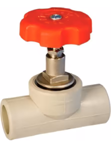 Вентиль 20 PPRC серый, 9700000020с, Политэк