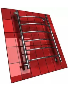 Полотенцесушитель водяной Двин "T" 80*60 1"-1/2 нержавеющая сталь, высота 90