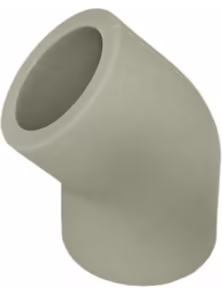 Угольник 20/45 PPRC, серый, 9400002045С, Политэк