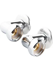 Комплект угловой для полотенцесушителя К-3 белый