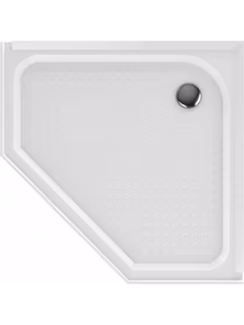 Поддон низкий ERLIT 100 ABS пятиугольный