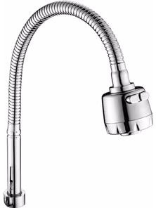 Гибкий излив Rossinka AC-25 с 2-х функциональным аэратором, хром