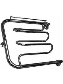 Полотенцесушитель водяной Двин "Dw" 60*60 с полкой золотой хром