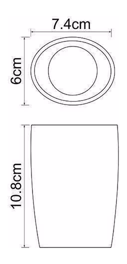 Стакан для зубных щеток WasserKraft Dinkel, 4628