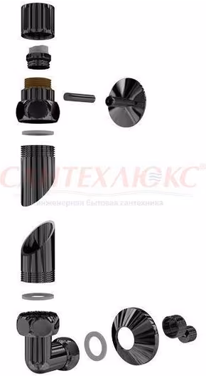 Полотенцесушитель "R" primo 80*50 1", Двин