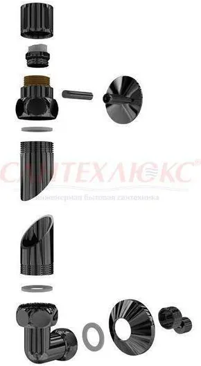 Полотенцесушитель "F" 80*60 1"-1/2 , Двин