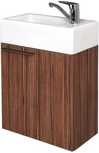 Тумба-умывальник подвесная "Эклипс" эбони темный, 1A172701EK560, Акватон