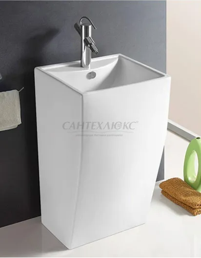 Раковина на пьедестале моноблок, 800-В143(7003), MELANA