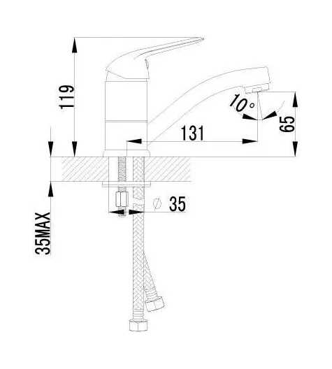 Смеситель Lemark Plus Advance LM1207C для раковины с поворотным изливом, хром
