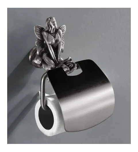 Держатель для туалетной бумаги Art&Max Fairy AM-0989-T, серебро