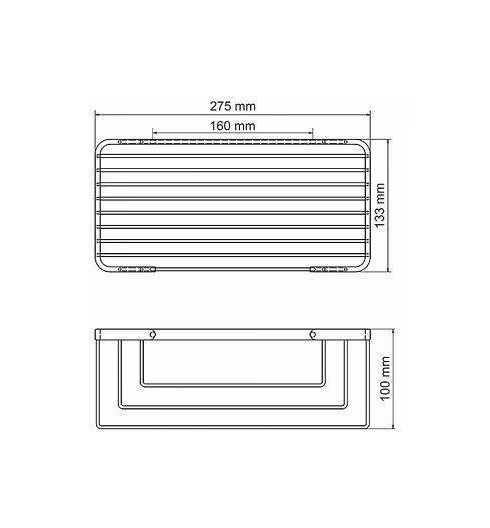 Полка одноярусная WasserKraft 711