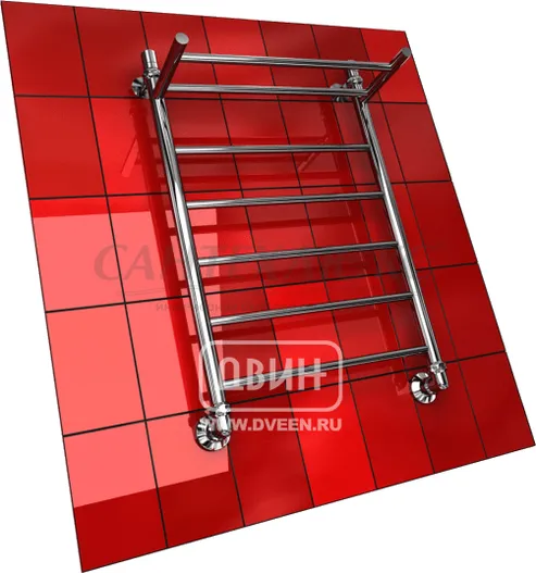 Полотенцесушитель водяной "F" 80*60 1"-1/2 , Двин